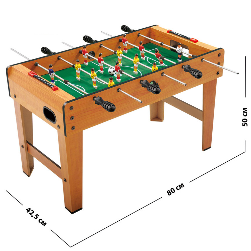 Детский большой настольный деревянный футбол ZC1017B, настольная игра футбол, игровой стол-футбол для детей - фото 3 - id-p1518573491