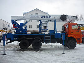 Автогідропідіймач КАМАЗ ВІПО-32 на шасі КАМАЗ-43118 (6х6), фото 2