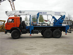 Автогідропідіймач КАМАЗ ВІПО-32 на шасі КАМАЗ-43118 (6х6), фото 3