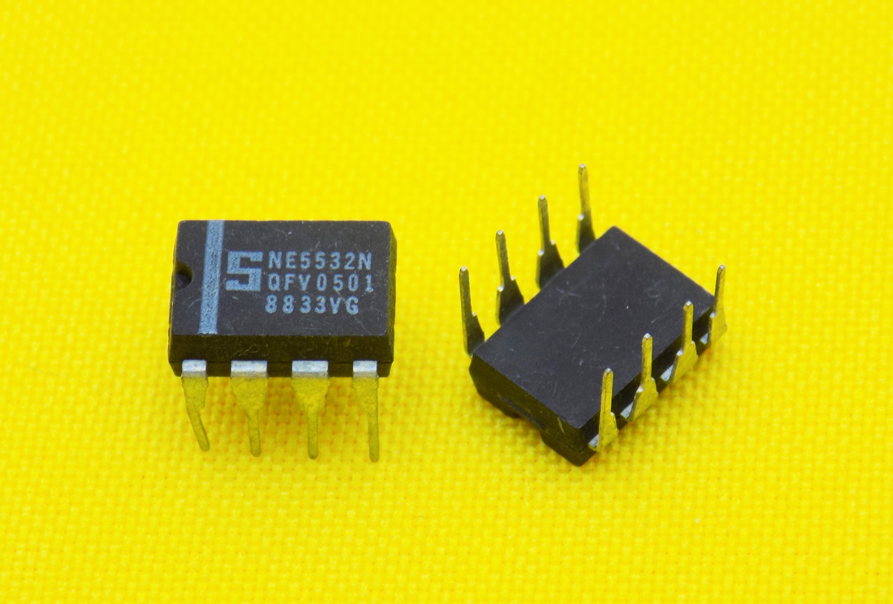 Операційний підсилювач NE5532P, 10МГц DIP8, фото 1