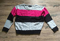 Женский стильный шерстяной свитер Корея с косами