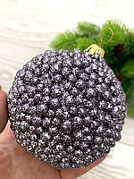 Куля новорічна, ялинова. Куля на ялинку (бронза, діаметр 8 см), фото 3