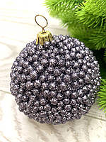 Куля новорічна, ялинова. Куля на ялинку (бронза, діаметр 8 см), фото 2