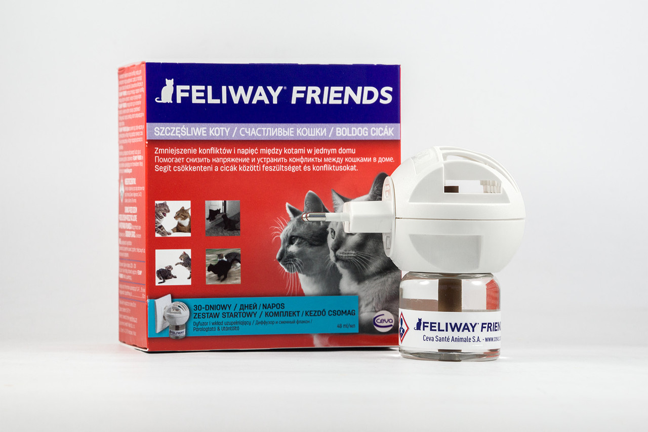 Дифузор з феромонами Ceva Feliway Friends для модуляції поведінки у котів 48 мл