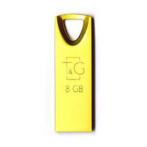 Накопичувач USB 8GB T&G металева серія 117 золото, фото 2