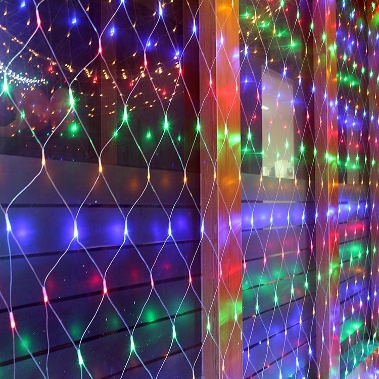 Гірлянда Сітка 192LED 2x2м Мікс (різнобарвна).Заглушка.