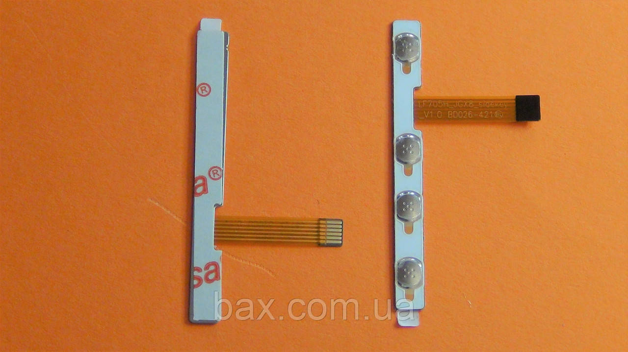 BRAVIS NB871 4G шлейф кнопки включення і гучності (LF705H_JGX8_Sidekey_V1.0 BD026)