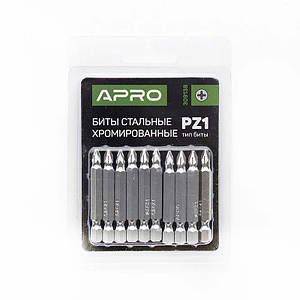 Біта РZ1*50 мм хром (10 шт./пач.) APRO 3091381