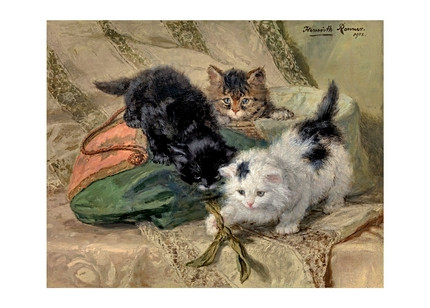 Лист Three Kittens Playing, 1902, фото 1