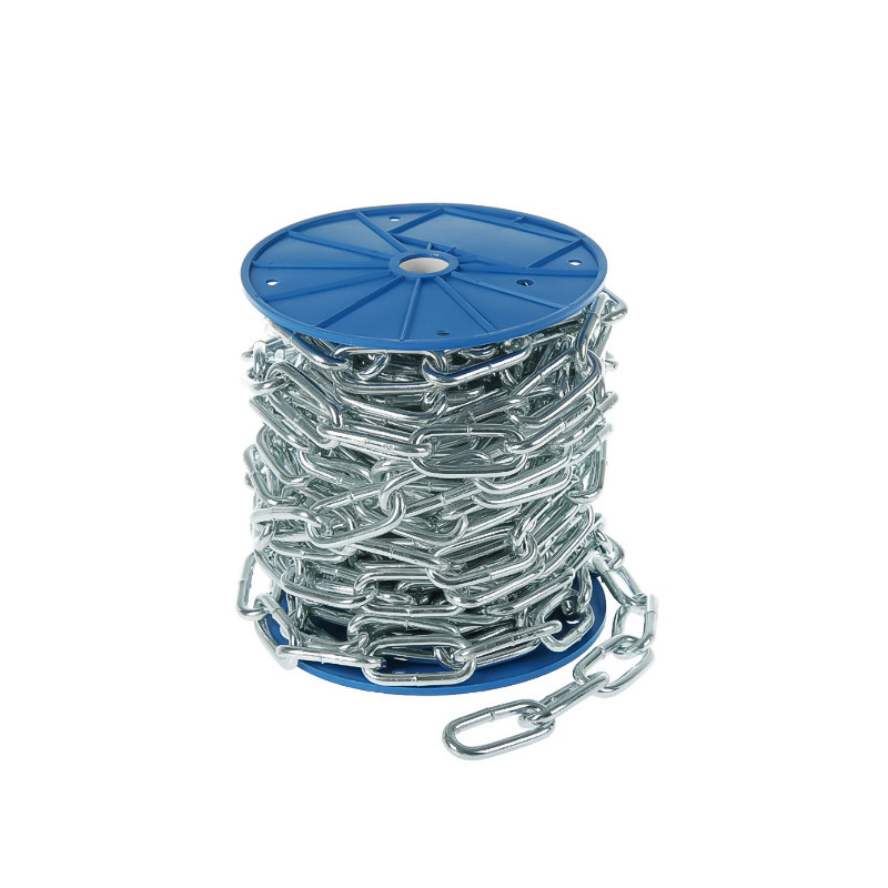 Ланцюг довгозований оцинкований 4 мм DIN 5685C бухта 40 м APRO CH-LL41