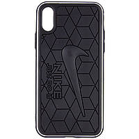 TPU Чехол Sneakers для Apple iPhone XS Max (6.5") Принт, Черный / Nike