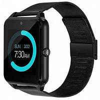 Тонкие наручные смарт часы для мужчин и женщин Smart Z6 работающие на платформах iOS и Android.