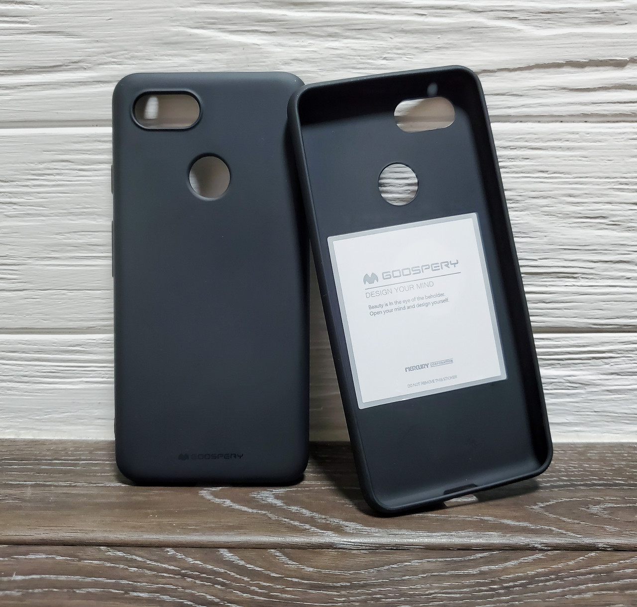 Матовий чохол Goospery для Google Pixel 3 чорний тонкий силіконовий