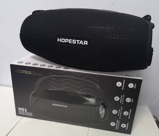 Портативна музична колонка Hopestar H51 BF, фото 1