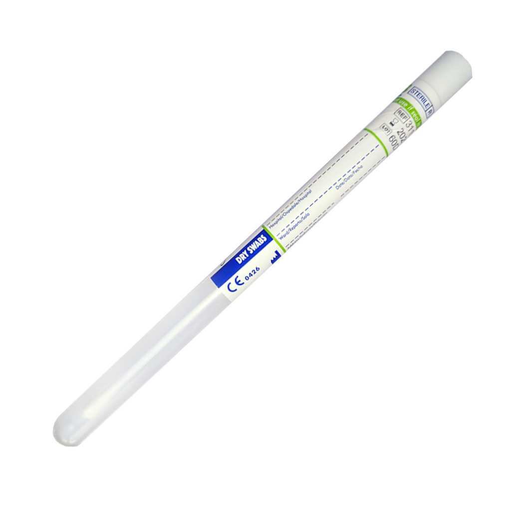 Зонд-тампон (аплікатор) в транспортній пробірці, віскоза, пластиковий стрижень, Стерильний сваб