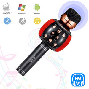 Портативний караоке мікрофон для дітей WS 2911, Дитячий бездротовий мікрофон для караоке зі зміною голосу