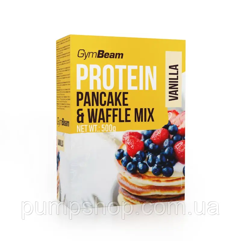 Протеїнові млинці (суміш) GymBeam Pancake & Waffle Mix 500 г (уцінка ТЕРМІНОСТІ Пальми 5.22)