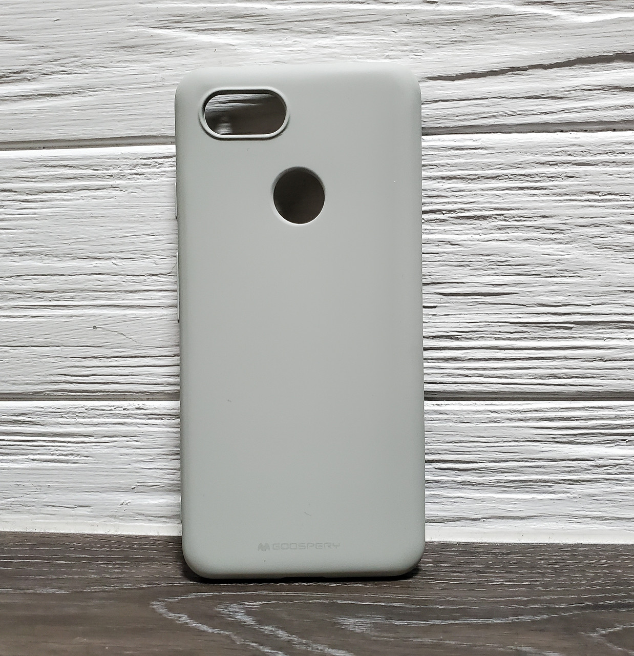 Матовий чохол Goospery Google Pixel 3a XL сірий тонкий силіконовий