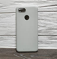 Матовий чохол Goospery Google Pixel 3a XL сірий тонкий силіконовий