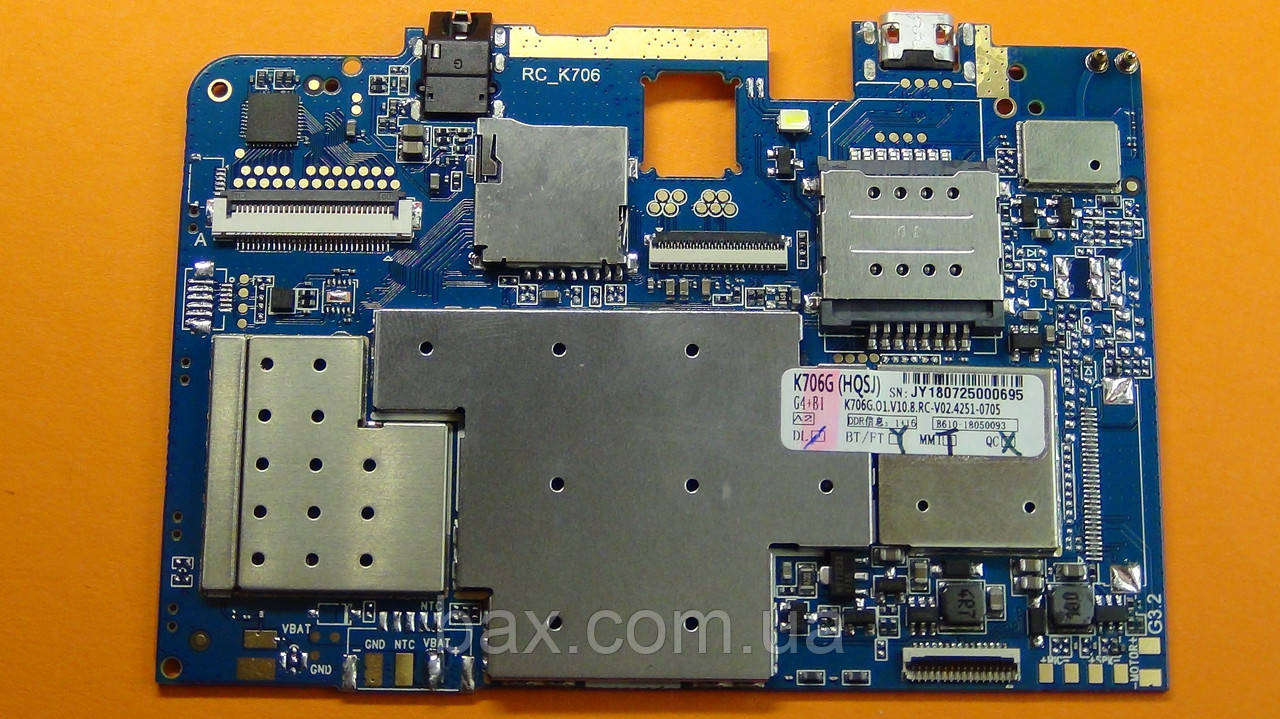 Bravis NB851 3G плата основна (K706G.O1.V10.8.RC-V02.4251-0705) (нова), фото 1