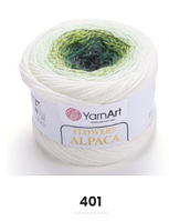 Нитки пряжа для вязания секционная FLOWERS ALPACA YarnArt Ярнарт Фловерс Альпака № 401