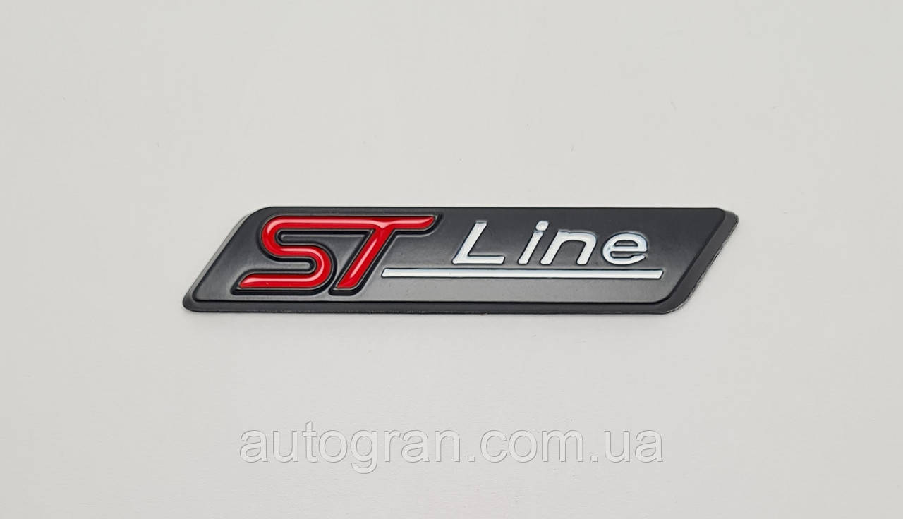 Емблема кузова FORD ST line STline чорна