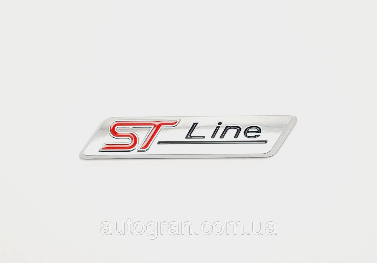 Емблема кузова FORD ST line STline срібло