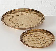 Набір із 2 керамічних таць Золото 2002502