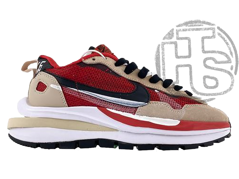 Жіночі кросівки Nike Sacai x Vapor Waffle Baige/Red ALL06417