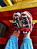 Жіночі кросівки Nike Sacai x Vapor Waffle Baige/Red ALL06417, фото 4
