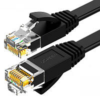 Високоякісний плоский інтернет-кабель патч-корд 1000 Mбіт/с Ethernet RJ45 Ugreen Cat 6 NV102