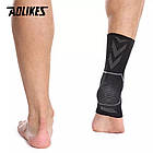 Бандаж на гомілковостоп еластичний спортивний Aolikes A-7137 1 шт., фото 4