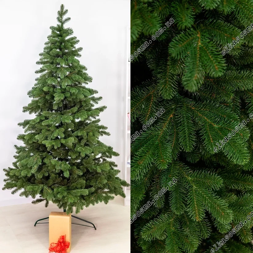 Литая ЕЛКА 150 см Президентская VIP ЗЕЛЕНАЯ искусственная новогодняя ...