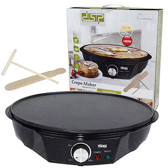 Млинці електрична DSP 30 см 1200 Вт з регулятором КС3018