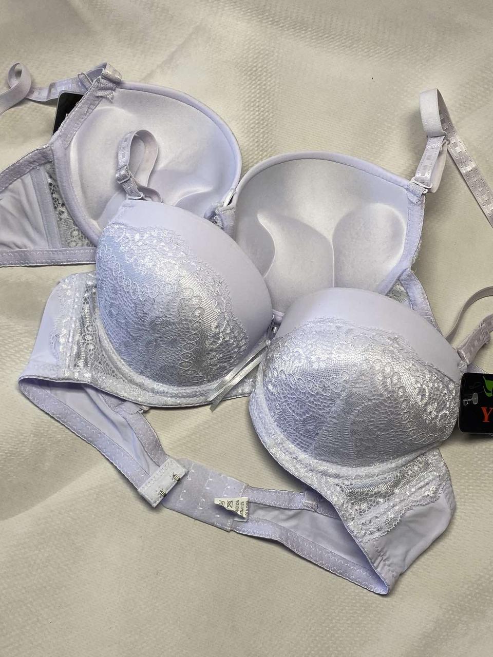 Бюстгальтери гладкий знизу на чашці мереживо YYG білий чашка У PushAp 66039-3, фото 1