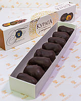 Конфеты в шоколадной глазури TURRON "Курага с миндалем" в подарочной упаковке 200 гр