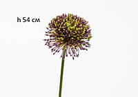 Цветок искусственный Lou de Castellane "Аллиум Roseum", фиолетовый; h 54 см