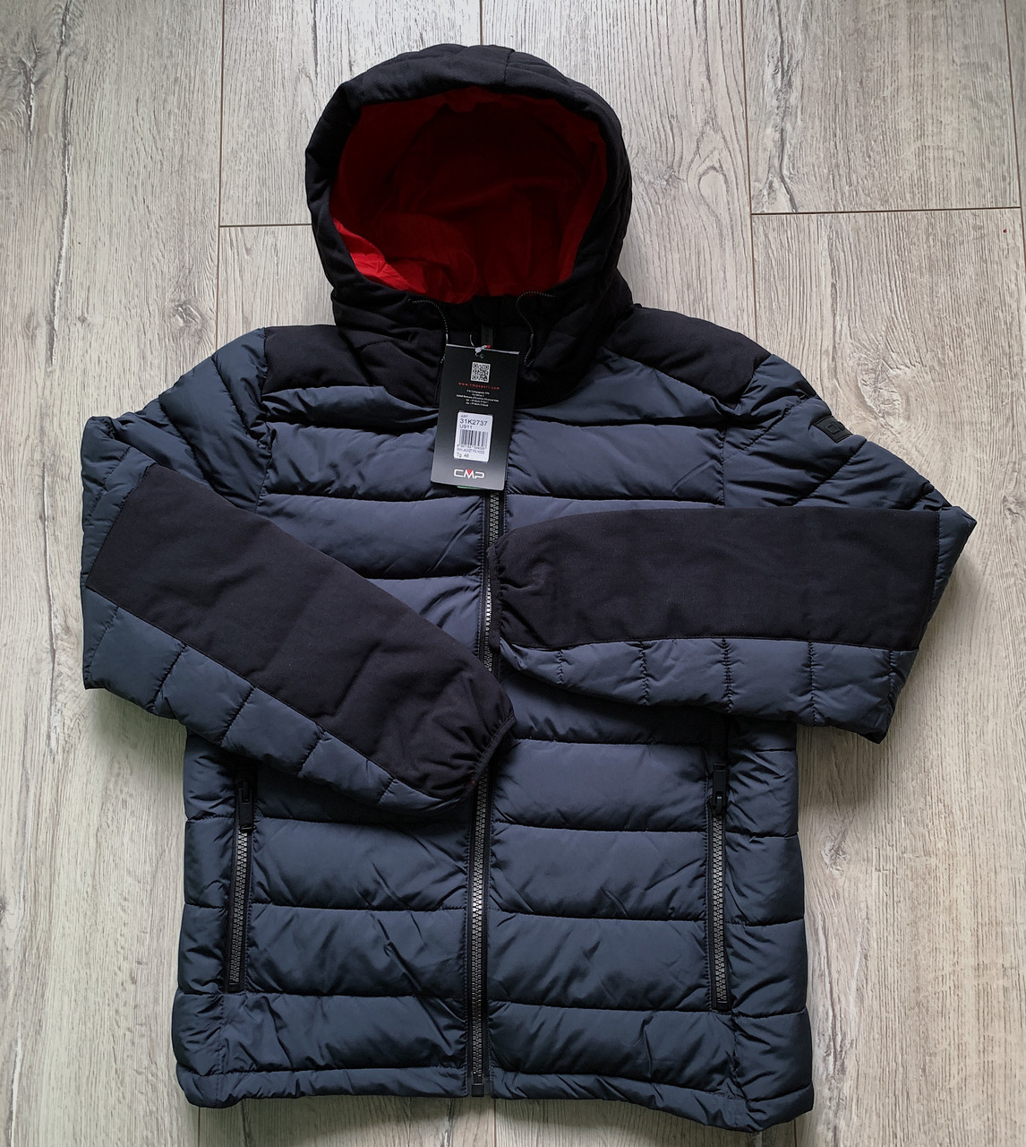 Чоловіча водонепроникна куртка Cmp Man Jacket Fix Hood 31K2737-U911 Оригінал