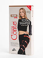 Женские колготы с микрофиброй Conte Velour Active Total Shaper 100