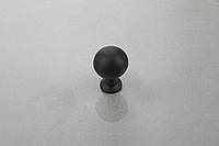 Мебельная ручка-кнопка GTV NORD черный матовый (GZ-NORD-1-20M)
