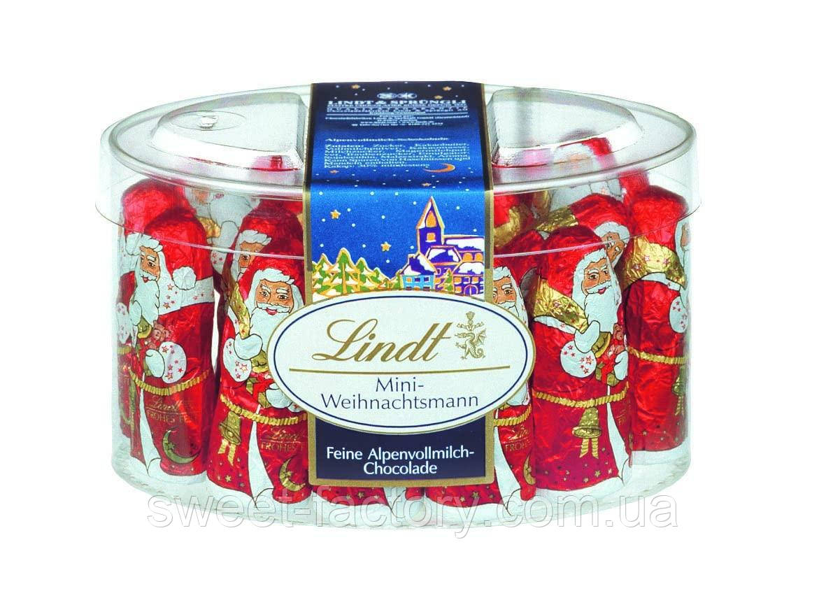 Шоколадні фігурки Lindt Mini Weihnachtsmann 200 g