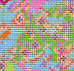 Набір для вишивання за нанесеною на канву схемою "Christmas lights". AIDA 14CT printed, 44*35 см, фото 9
