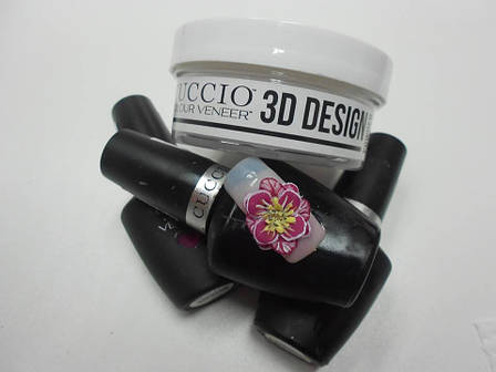 Гелева пудра для 3D дизайну нігтів Cuccio 3D Design Powder, 45 г, фото 2