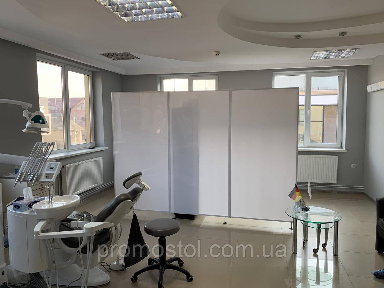 Перегородки медичні з алюмінію та пластику, фото 1