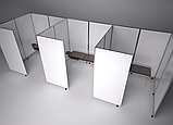 Перегородки медичні з алюмінію та пластику, фото 10