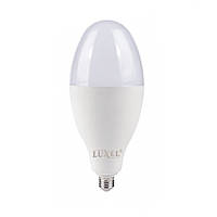 Светодиодная лампа мощная LUXEL 40W 220V E27 + переходник на E40 (098C-40W)