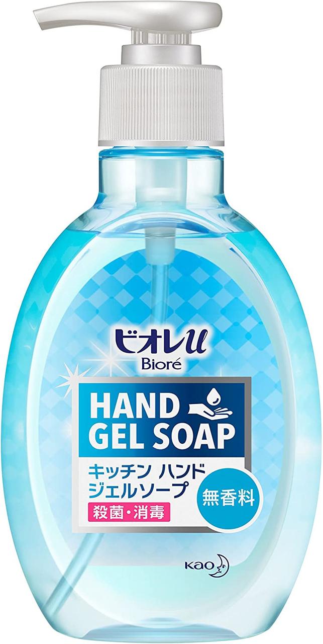 Kao Biore U Kitchen Hand Gel Soap skin with purifying technology Кухонне мило для рук, без запаху , 250 мл