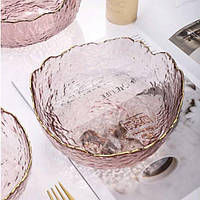 Салатник "Золотая Маковка" розовый 12,5*5,5 см O8030-160