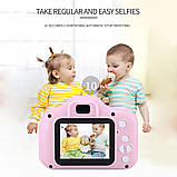 Протиударний цифровий дитячий фотоапарат іграшка 3в1, відеокамера для дітей GM14 фотокамера, фото 4