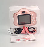 Протиударний цифровий дитячий фотоапарат іграшка 3в1, відеокамера для дітей GM14 фотокамера, фото 3